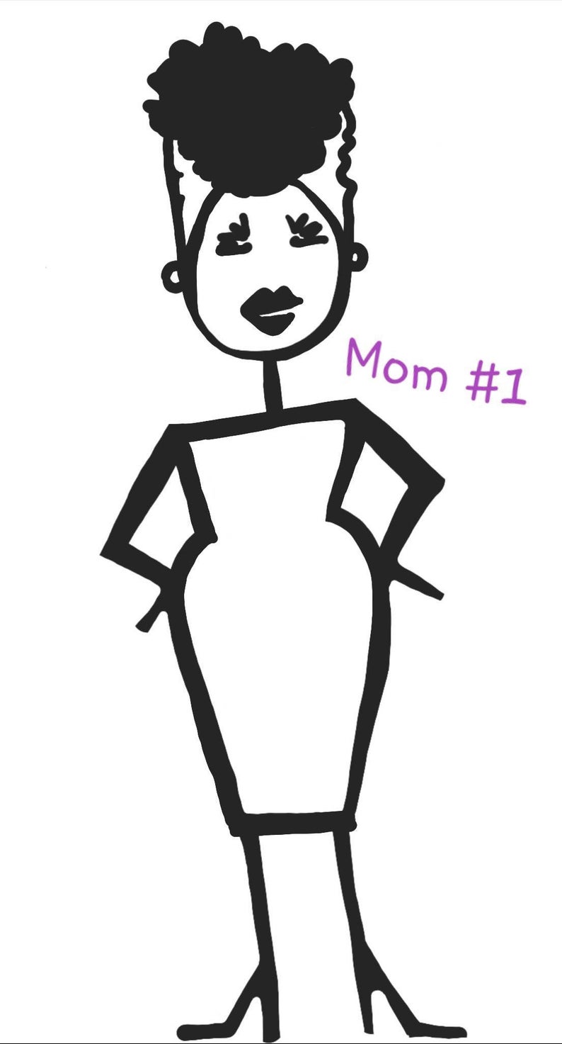 794x1473 black family car decals momma etsy