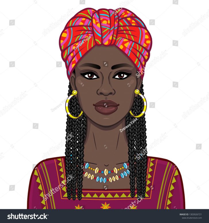 728x777 Black Woman Lips Drawing Pregnant And White Of Face Artist Image