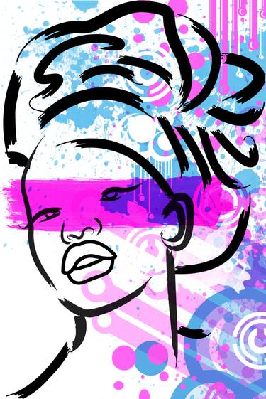 375x561 Black Girl Drawing