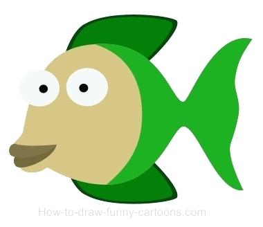 380x328 Drawings Of Cartoon Fish Cartoon Drawings Of Girl Fishing