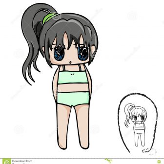 336x336 Cute Girl Drawings Anime Snapchat Ariana Grande Tumblr Simple