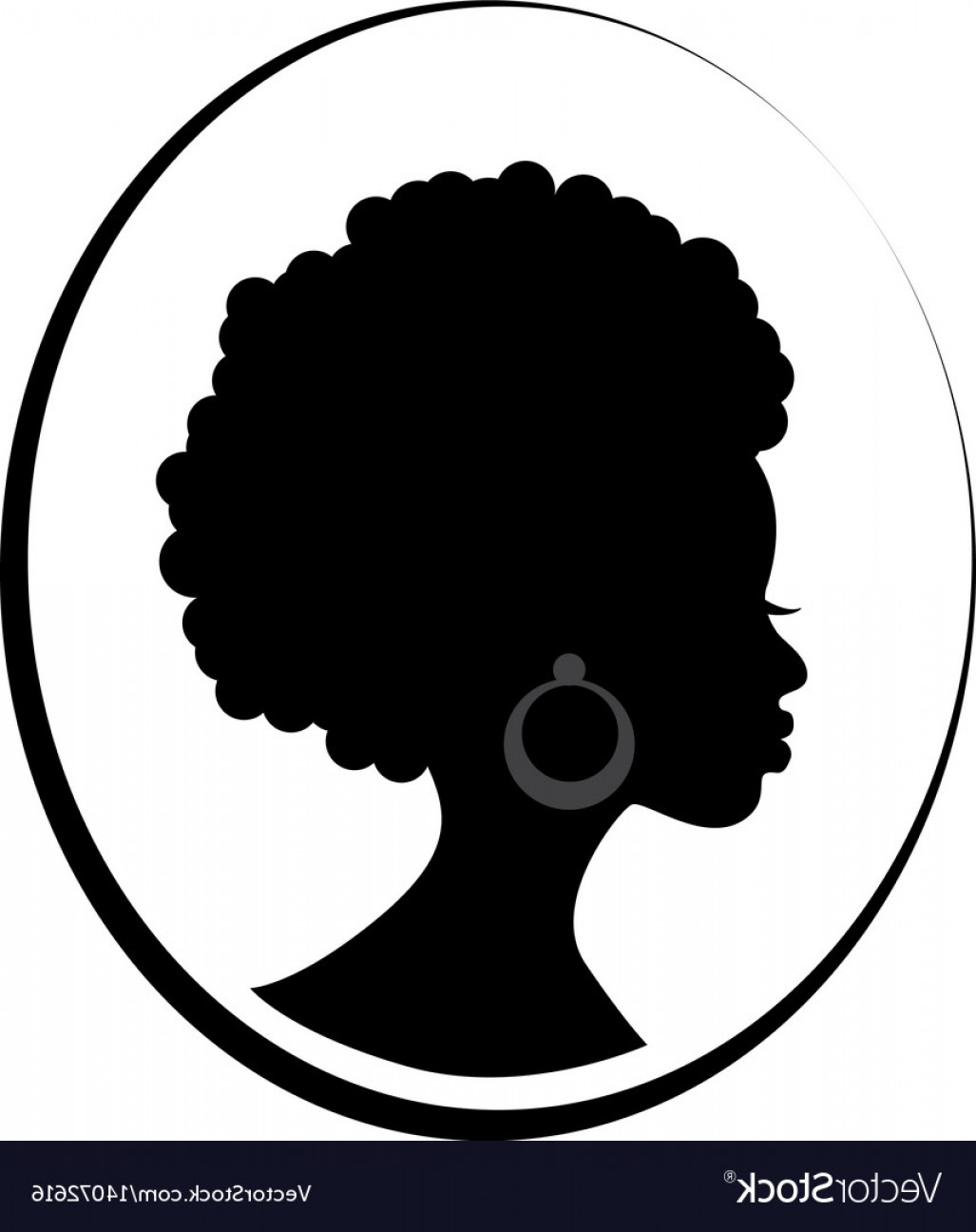 1027x1296 Face Of African Black Woman In Profile Vector Soidergi
