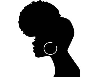 340x270 Woman With Afro Clipart