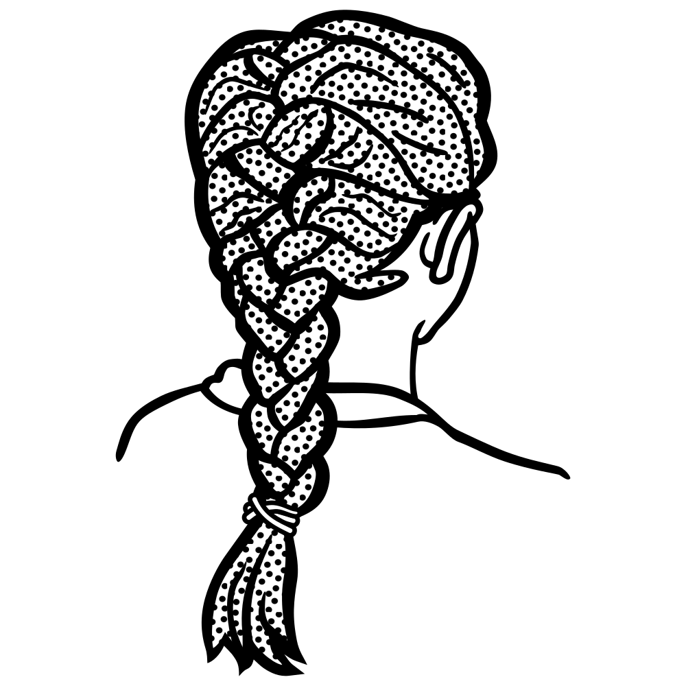 1000x1000 Hair Braid Transparent Png Clipart Free Download