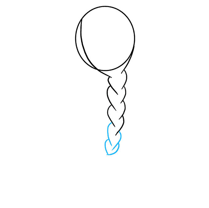 680x678 How To Draw A Braid Really Easy Drawing Tutorial