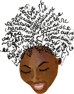 250x317 Natural Hair Art Tumblr