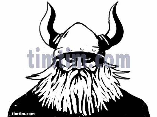 550x412 Free Drawing Of Viking Bw From The Category History
