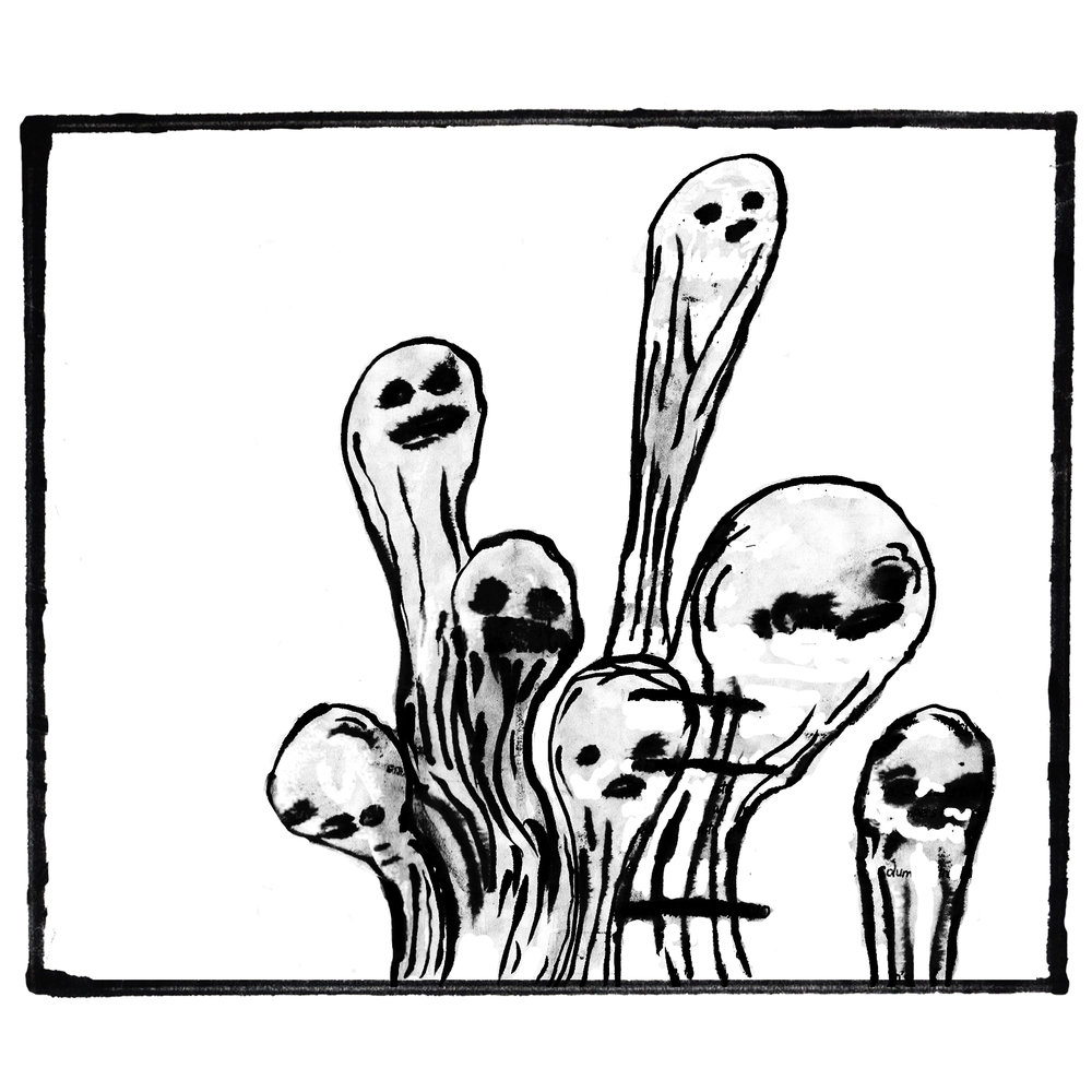 1000x1000 Ink Drawings Guillaume Fresneau