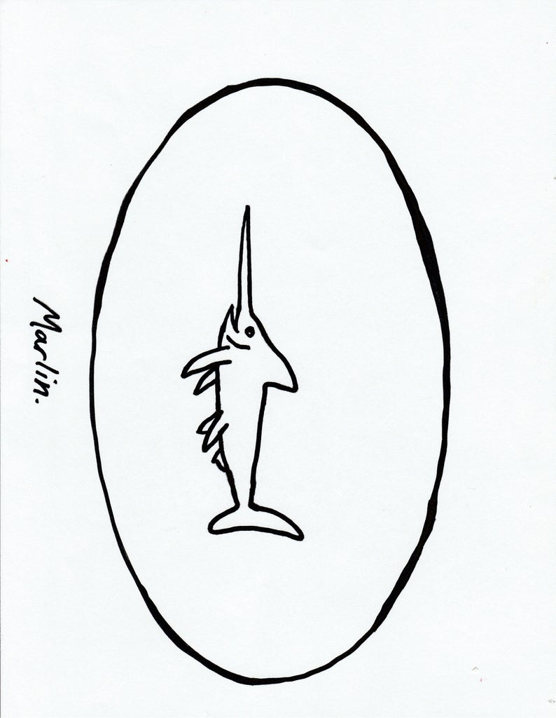 794x1024 Coloring Book Of The Ocean Marker Drawings Digital Download Etsy