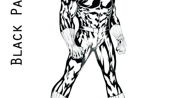 585x329 drawing of a black panther how to draw black panther from marvel