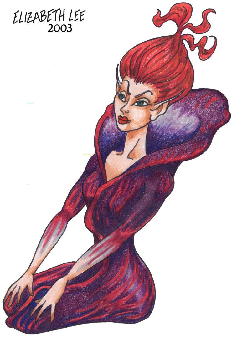 741x1077 Flower Pixie Black Pearl Calla Lily Color Pencil Drawing