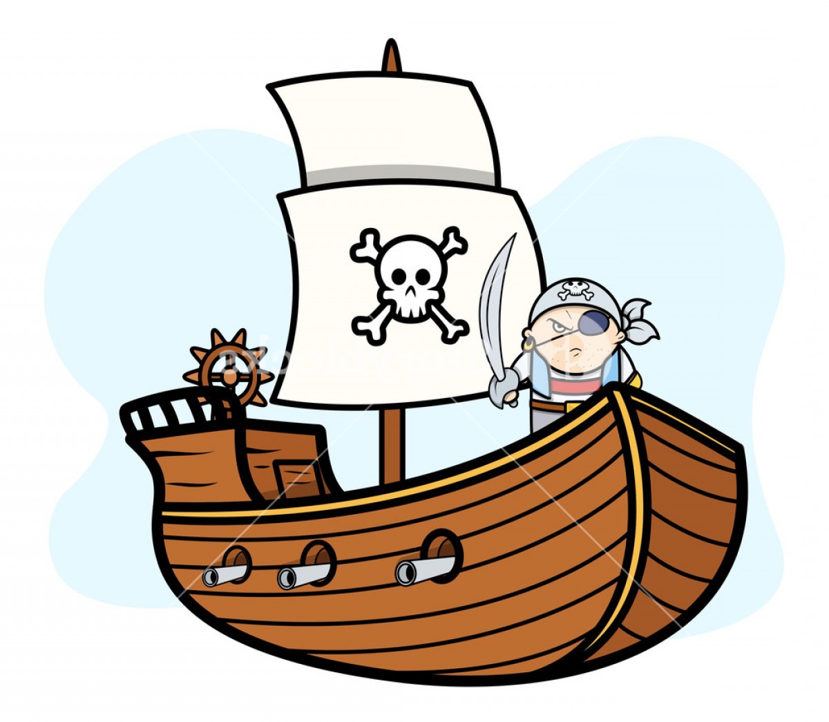 1200x1045 Pirate Ship Vector Art Soidergi