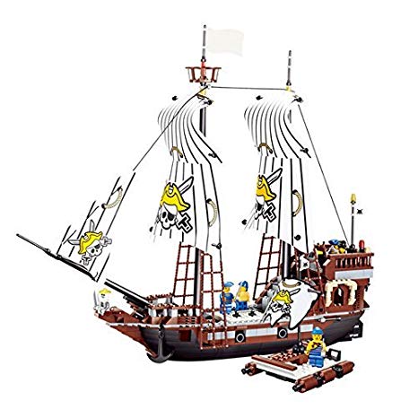 466x466 Pirate Ship Js Black Pearl Building Set Ingenious Toys