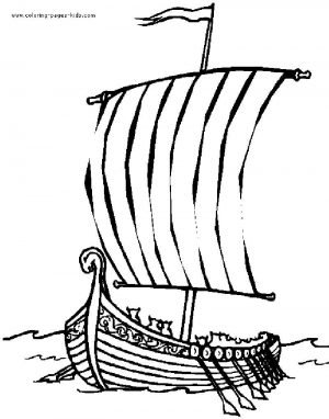 300x382 Printable Boat Coloring Pages