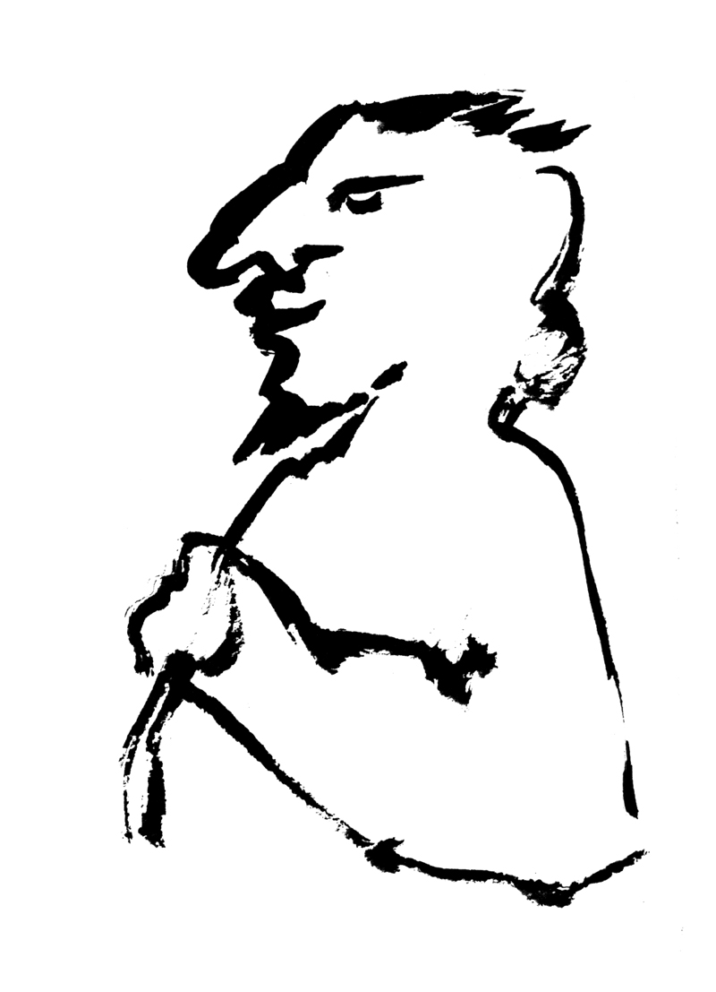 800x1107 Ink Brush And Pen Drawings Marilyn Reynolds