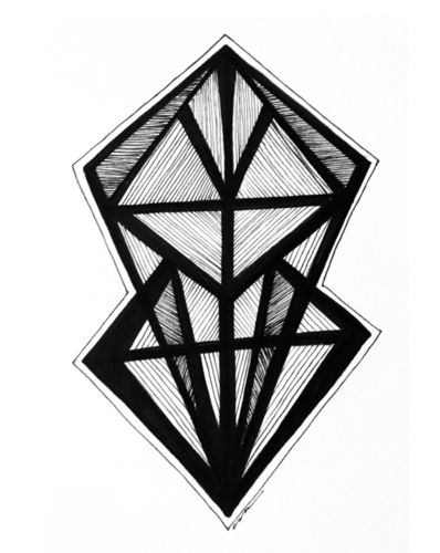 398x500 Minimalist Black White Original Drawings The Collective Art