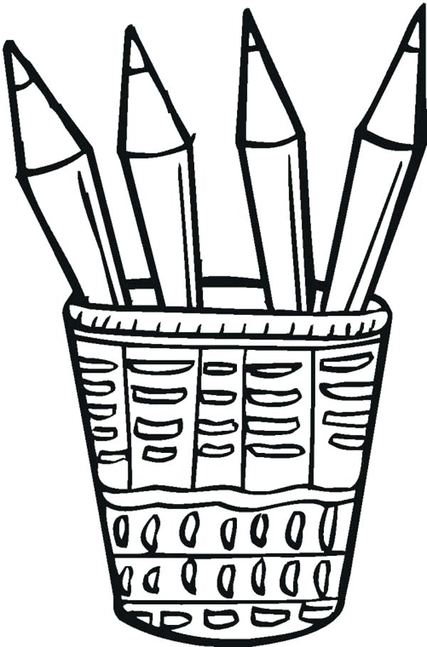 600x910 Pencil Clipart Black And White Pencil Clip Art Black And White