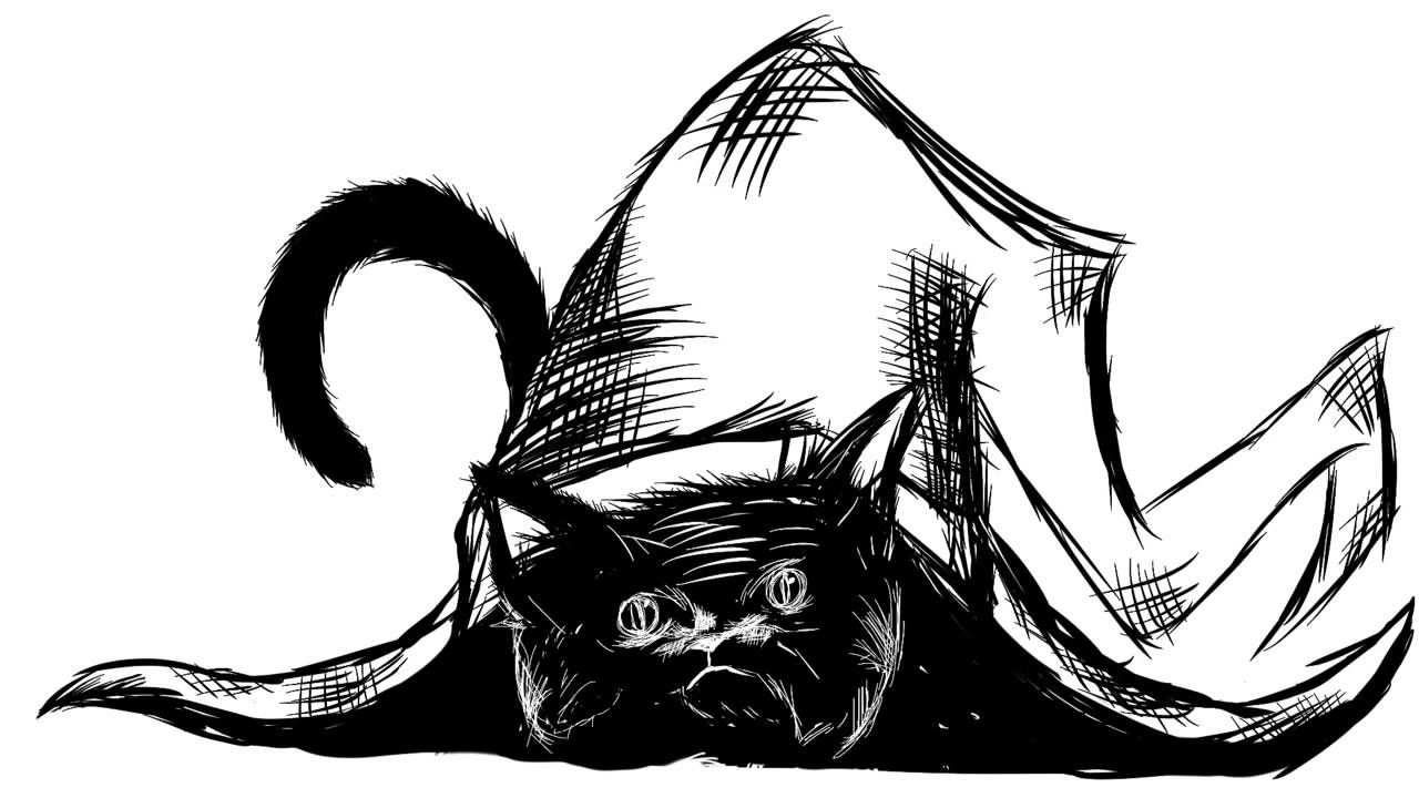 1280x720 Watch Me Draw A Black Cat In A Hat Watch Me Draw