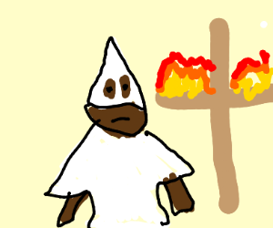 300x250 Black Person Pretending To Be In The Kkk