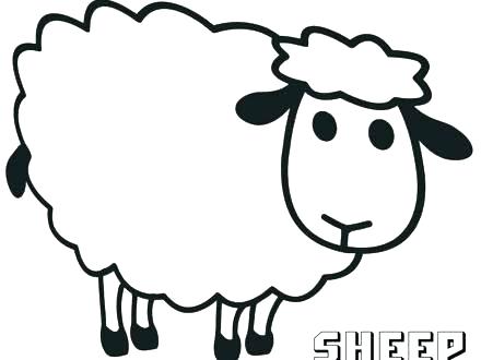 440x330 Black Sheep White Goat Clip Art Lamb Outline Download Tattoo