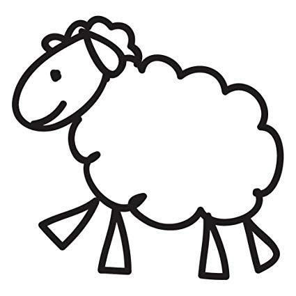 425x425 Sheep Farm Animal Drawing Doodle Design
