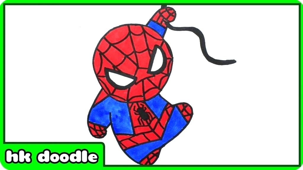 1024x576 Spider Man Draw How To Draw Spider Man For Kids Spiderman Drawing
