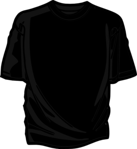 276x300 Black T Shirt Clip Art