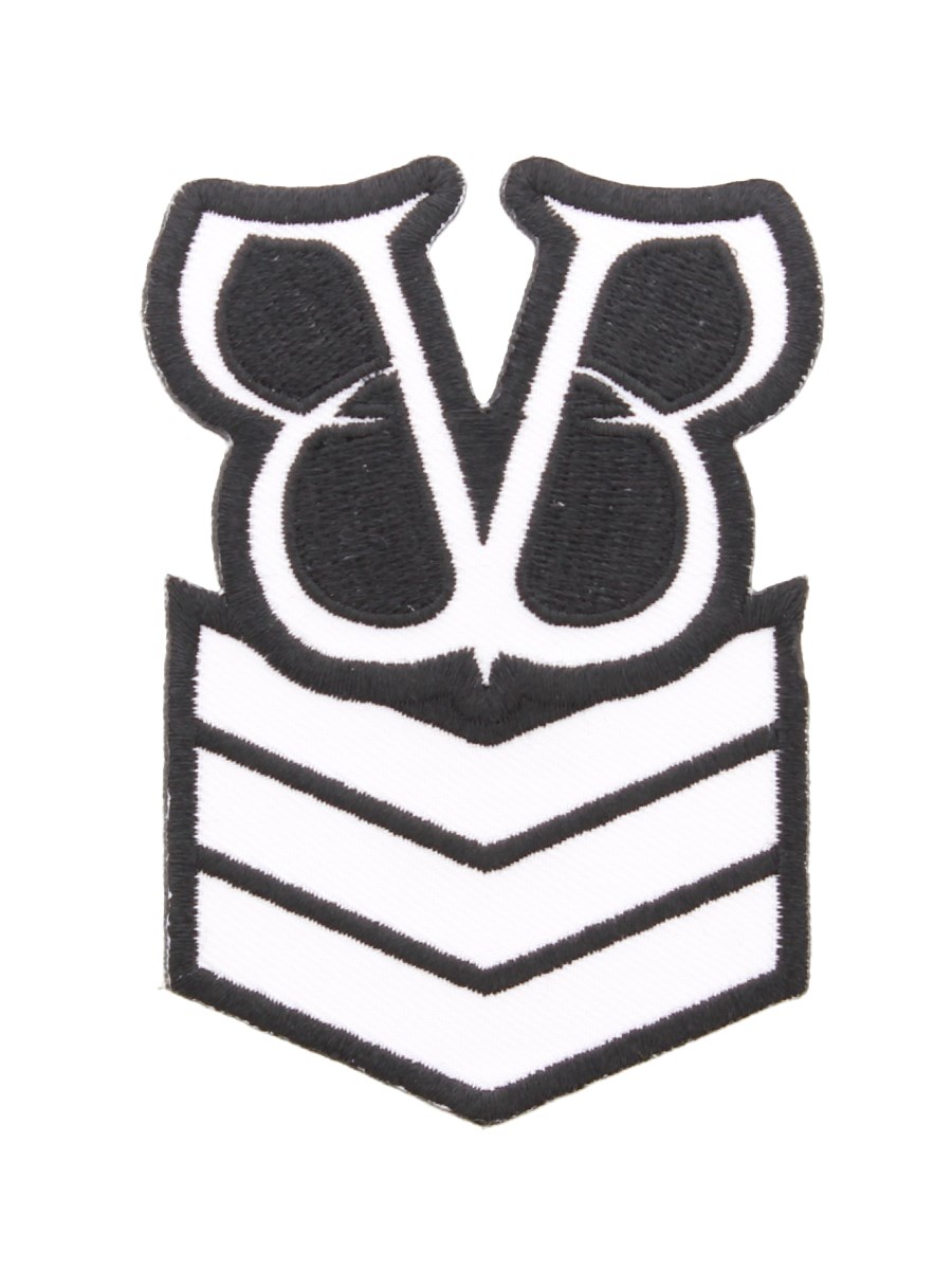 900x1200 black veil brides stripes patch