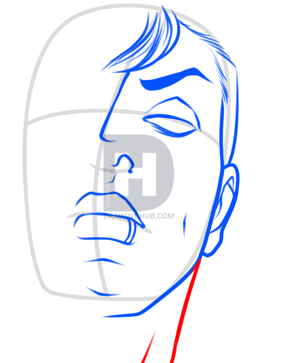 561x720 How To Draw Andy Biersack From Black Veil Brides, Step