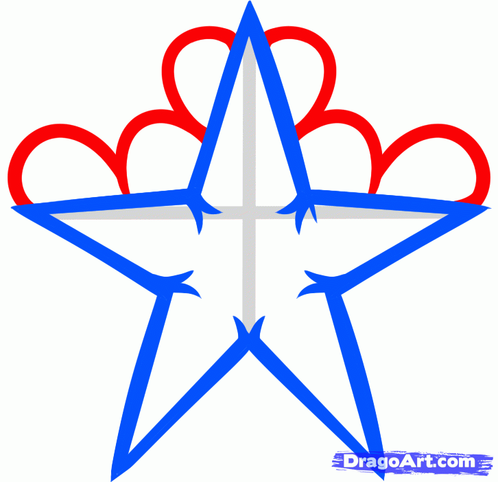 726x702 How To Draw Black Veil Brides Star, Step