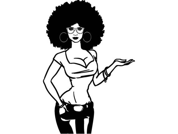 570x429 Black Women Nubian Princess Queen Afro Hair Beautiful African Etsy