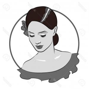 300x300 Photostock Vector Hair Styling For Woman Drawing Black Set