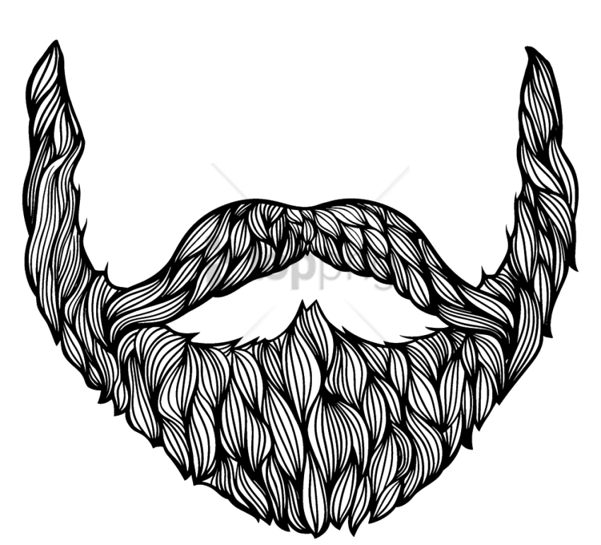 850x771 Download Beard Drawing Png Images Background Toppng