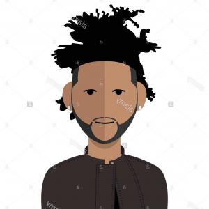 300x300 Stock Photo Vector Man With Black Hair And A Black Beard Soidergi