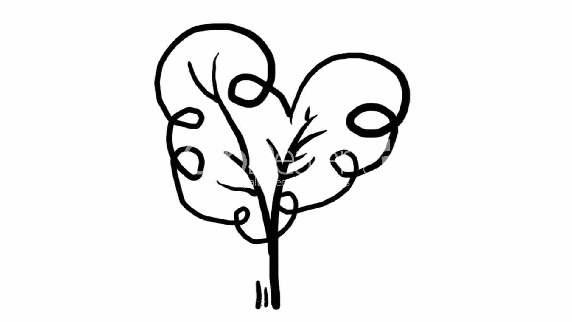 1920x1080 Drawing Of Tree,hand Painting Video Material,sketch Children