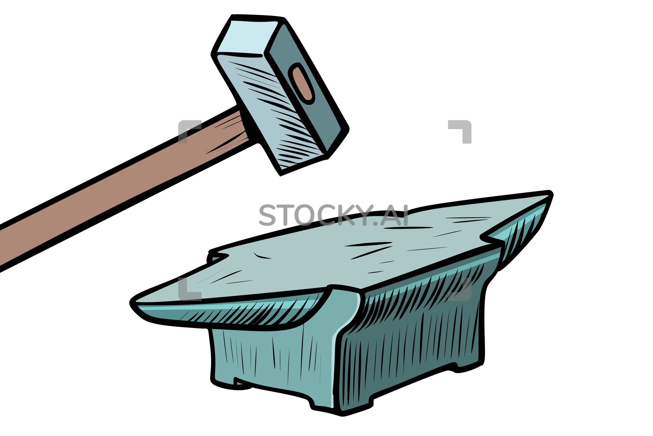 2122x1415 Image Of Hammer And Anvil Blacksmith Tool