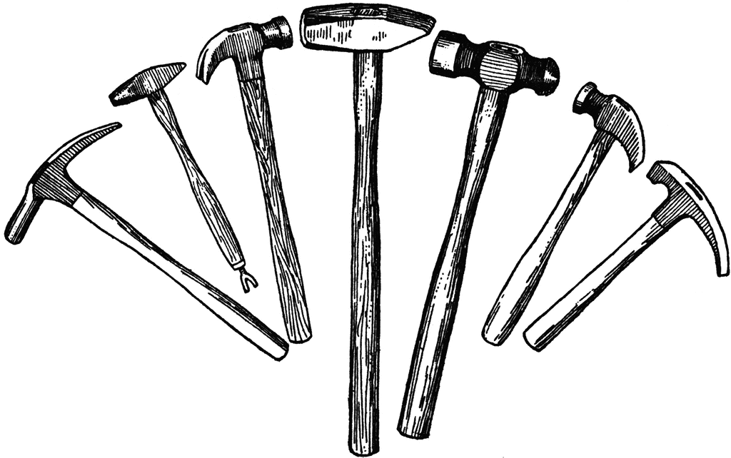 1024x642 types of hammers tools steel nails, hand tools, nail clippers