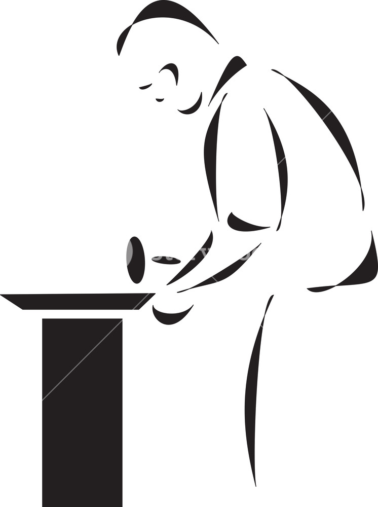 746x1000 blacksmith in his smithy royalty free stock image