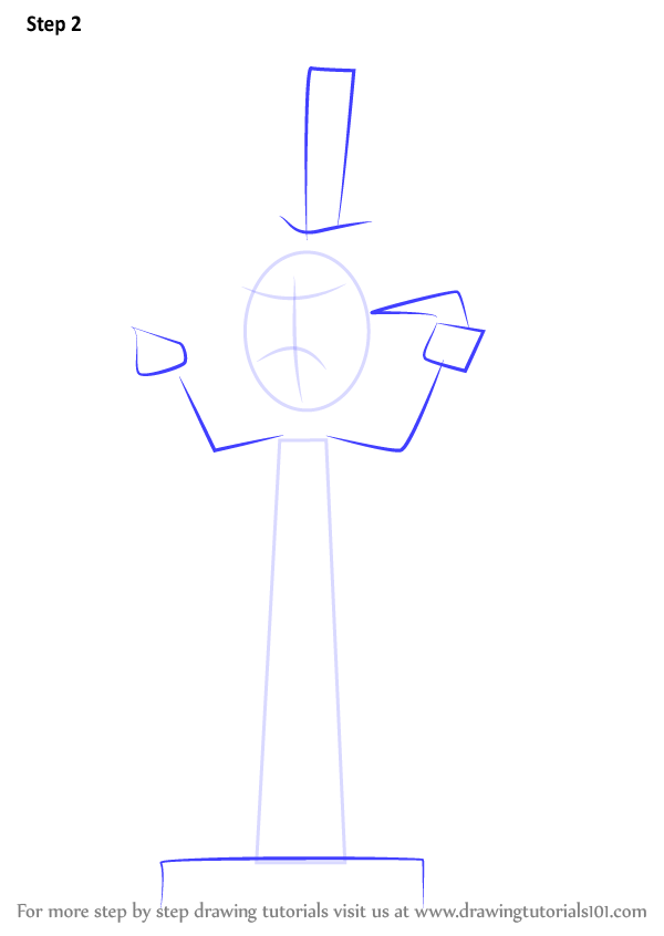 600x846 Learn How To Draw Blade Stabbington From Grojband