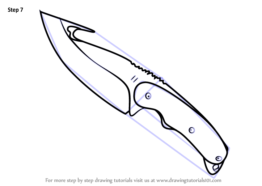 848x602 Learn How To Draw Gut Knife From Counter Strike