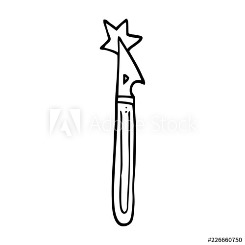 500x500 Line Drawing Cartoon Craft Knife