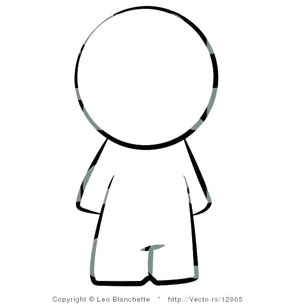Blank Body Drawing | Free download on ClipArtMag