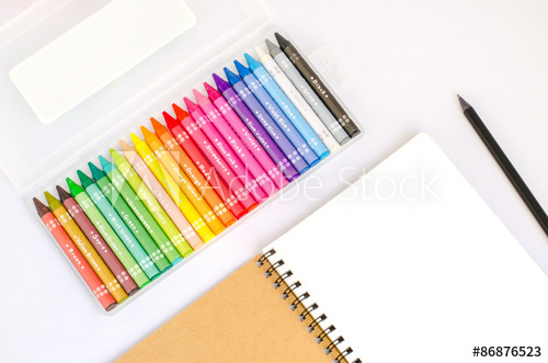 500x331 Blank Drawing Book With Black Pencil And Colorful Box Set Of Cra