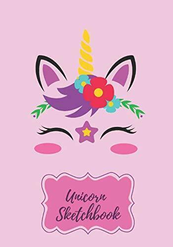 350x500 Cute Unicorn Sketchbook For Kids Blank Paper For Drawing