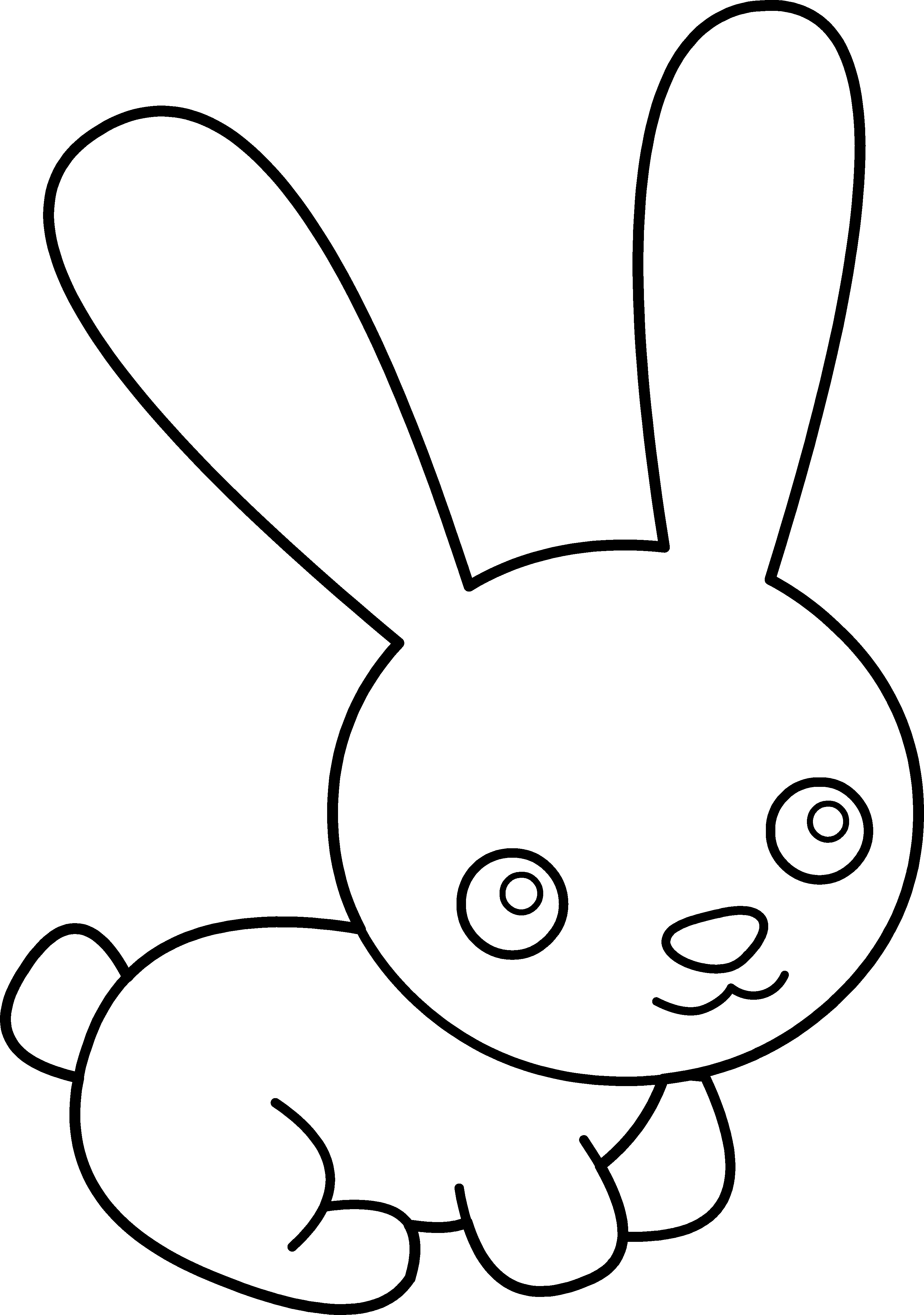 3220x4584 Clover The Bunny Coloring