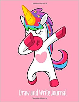 260x335 Draw And Write Journal Dabbing Unicorn Cover, Creative Writing
