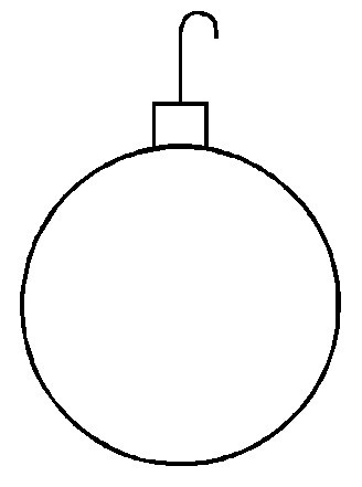 328x441 Printable Christmas Ornaments Coloring Pages Unique Blank Drawing