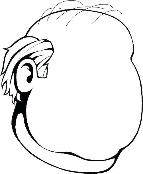 502x609 Coloring Pages Faces
