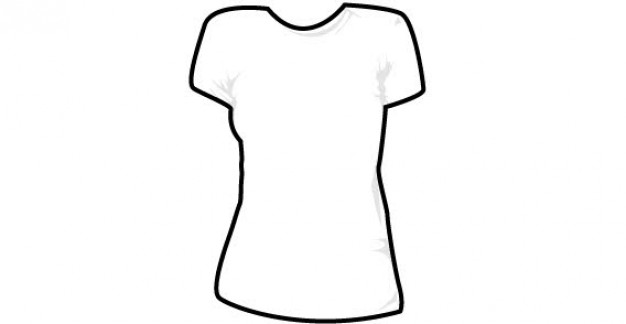 626x324 Women T Shirt Template Vector Images