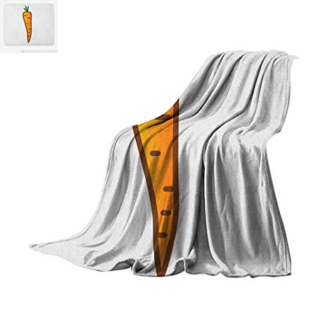 466x466 Green And Orange Throw Blanket Carrot Drawing